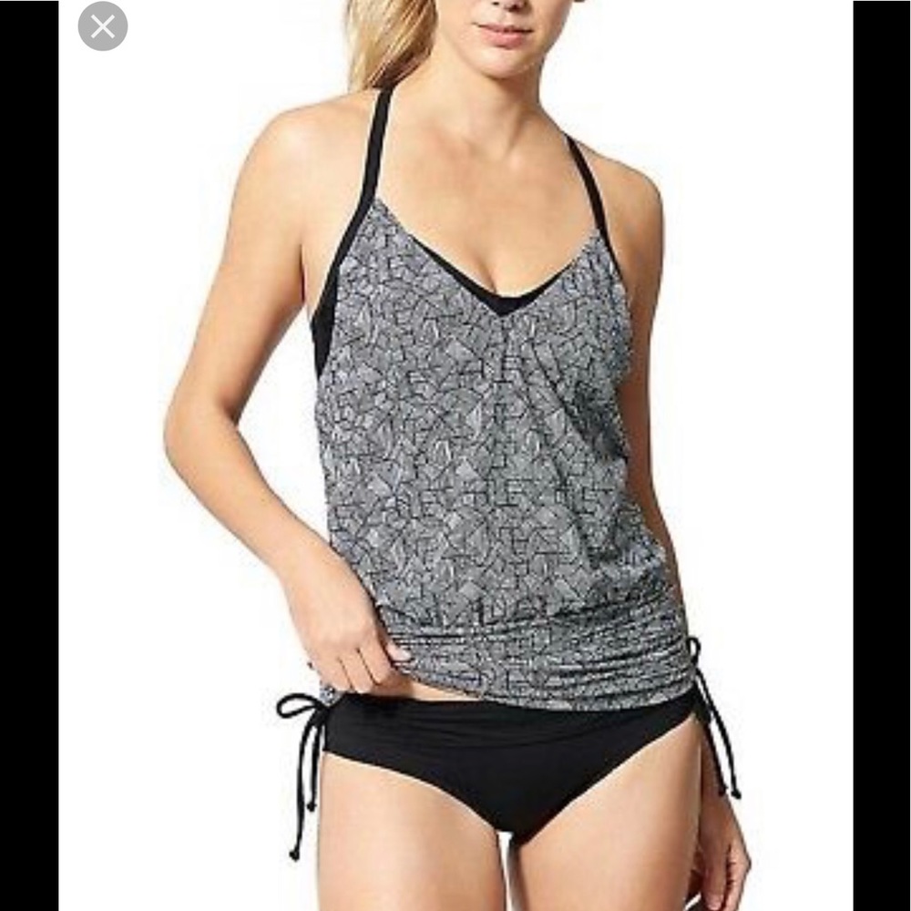 Athleta Laguna side scrunch Tankini